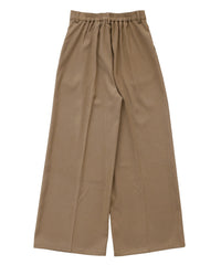 センタープレスワイドストレートスラックス