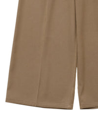 センタープレスワイドストレートスラックス