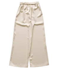 ストレートイージーサテンタックパンツ【セットアップ対応】【by SON】