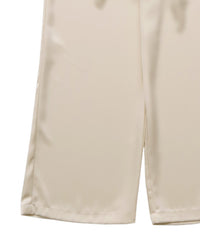 ストレートイージーサテンタックパンツ【セットアップ対応】【by SON】