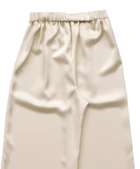 ストレートイージーサテンタックパンツ【セットアップ対応】【by SON】