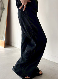 フラワーエンブロイダリーシアーワイドパンツ【セットアップ対応】【by SON】