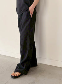 フラワーエンブロイダリーシアーワイドパンツ【セットアップ対応】【by SON】