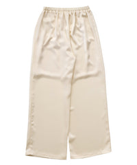 ストレートイージーサテンパンツ【セットアップ対応】