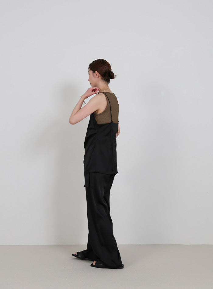 ストレートイージーサテンパンツ【セットアップ対応】 – SELECT MOCA