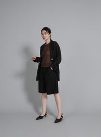 【Et】Two-Tuck Half Pants