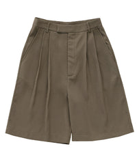 【Et】Two-Tuck Half Pants