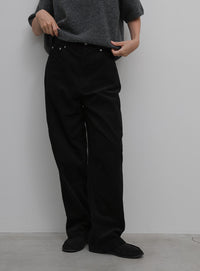 【サイズ展開あり】コーデュロイストレートパンツ