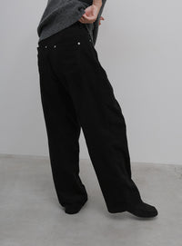 【サイズ展開あり】コーデュロイストレートパンツ