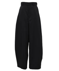 【Et】Linen-Like Barrel Pants