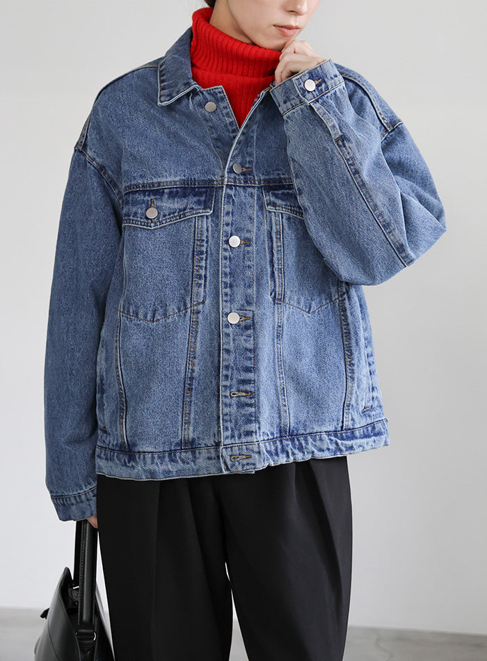 【サイズ展開あり】ビッグシルエットデニムジャケット