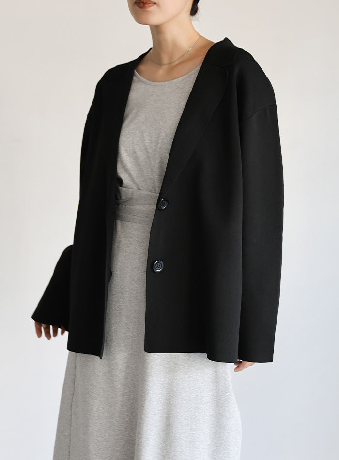【Et】スポンディッシュニットジャケット