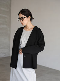 【Et】スポンディッシュニットジャケット