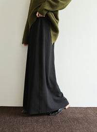 【Et】Cut Georgette Narrow Skirt