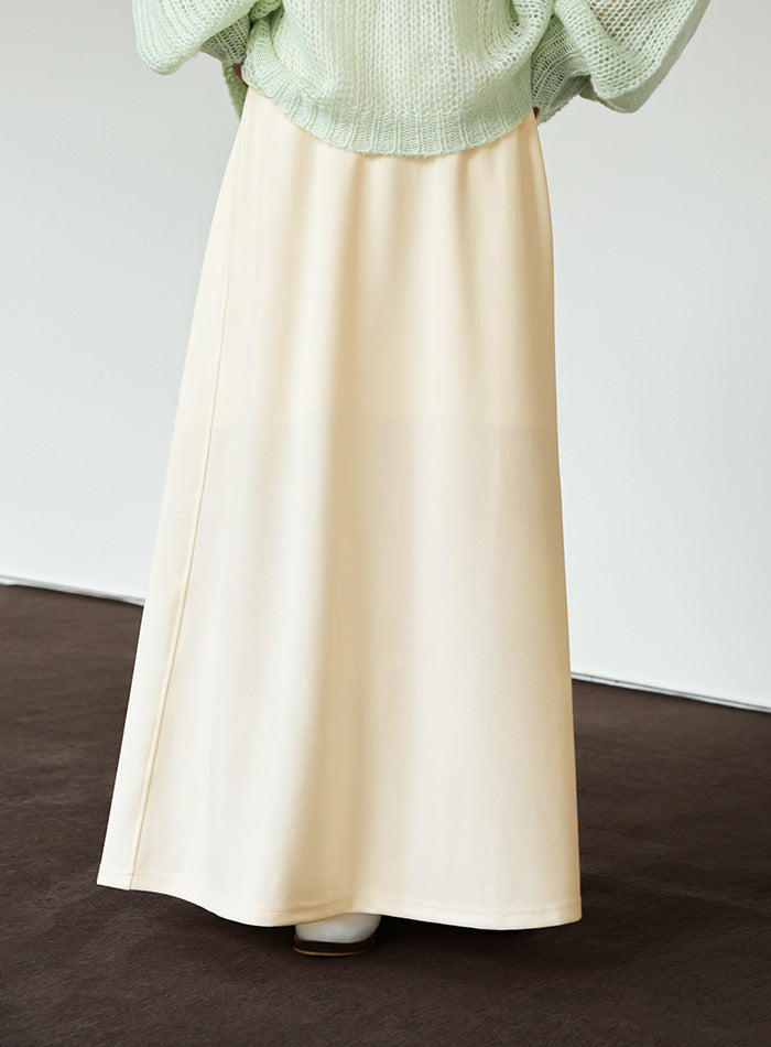 【Et】Cut Georgette Narrow Skirt