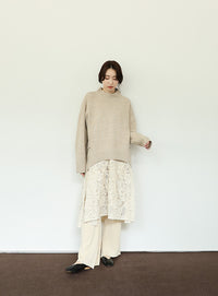 【Et】Lace Vest One-piece【SALE】