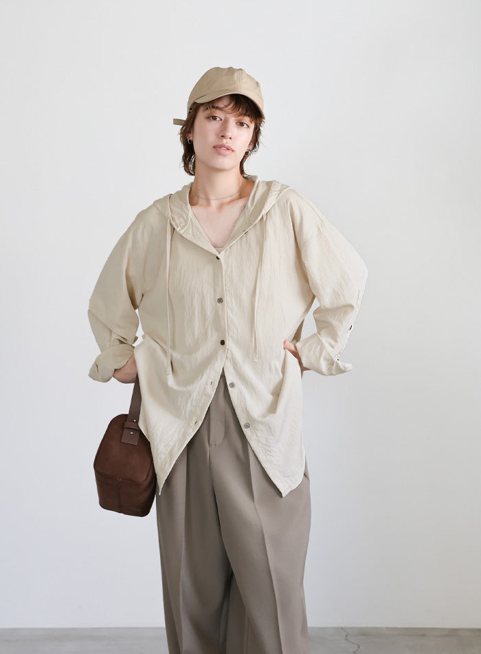 mocaページ ビッグシルエットフーディーシャツ – SELECT MOCA