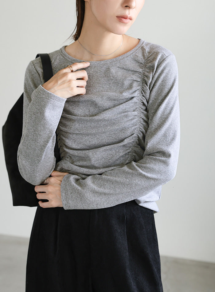 ダブルギャザーデザイントップス – SELECT MOCA