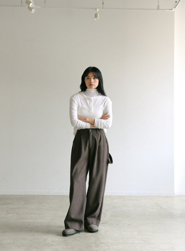 ヘンリーネックシアーロンT – SELECT MOCA