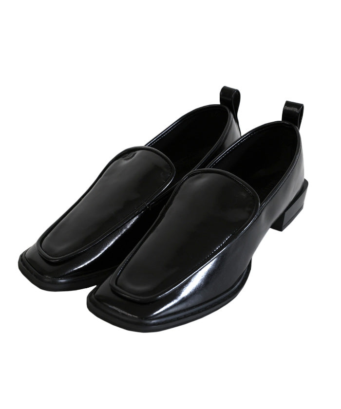 Vintage スクエアトゥ　黒　26cm ローファー ヴィンテージ スクエアトゥー ローファー Vintage スクエアトゥ 黒