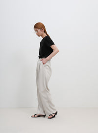 ワイドスクエアトングローヒールサンダル