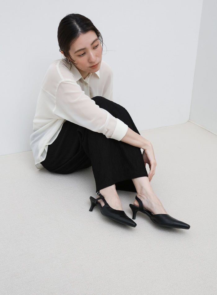 ポインテッドトゥアンクルストラップパンプス – SELECT MOCA