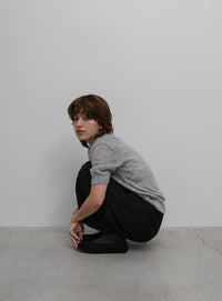 【4サイズ展開】フェイクスウェードバレエシューズ