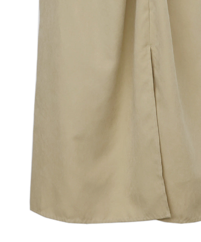 ピーチスキンウエストツイストスカート