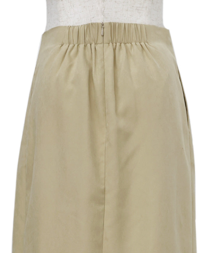 ピーチスキンウエストツイストスカート