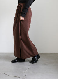 ピーチスキンウエストツイストスカート