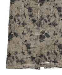 タイダイベロアナロースカート