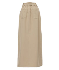 【Et】Wrap Design I-Line Skirt