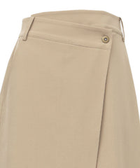 【Et】Wrap Design I-Line Skirt
