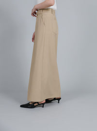【Et】Wrap Design I-Line Skirt