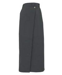 【Et】Wrap Design I-Line Skirt