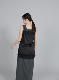【Et】Wrap Design I-Line Skirt