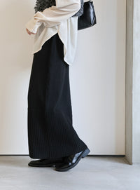 ヘムリブニットIラインスカート