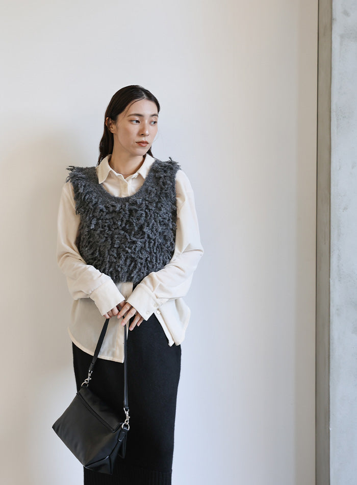 ヘムリブニットIラインスカート