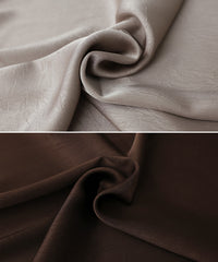 【Et】Satin Washer Narrow Skirt