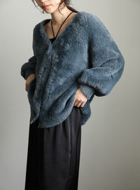 【Et】Satin Washer Narrow Skirt