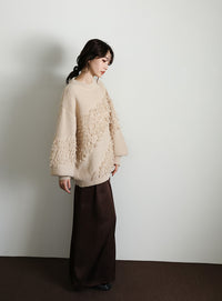 【Et】Satin Washer Narrow Skirt