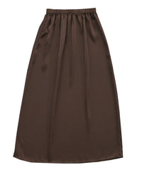 【Et】Satin Washer Narrow Skirt