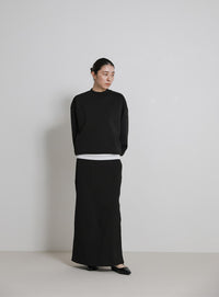 スポンディッシュＩラインニットスカート