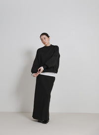 スポンディッシュＩラインニットスカート