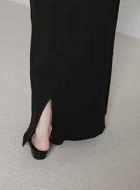 スポンディッシュＩラインニットスカート