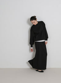 スポンディッシュＩラインニットスカート