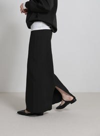 スポンディッシュＩラインニットスカート