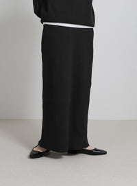 スポンディッシュＩラインニットスカート