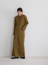 スポンディッシュＩラインニットスカート