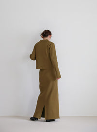 スポンディッシュＩラインニットスカート